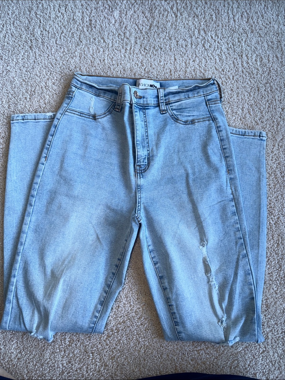 Fashion Nova Light Blue High-Rise Women’s Jeans